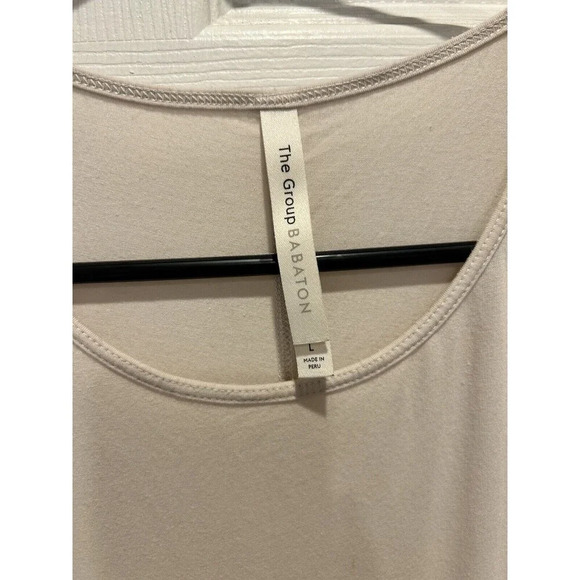 Aritzia The Group Babaton Off White Mid Maxi Midas Dress Side Slits Size Large - Picture 2 of 6